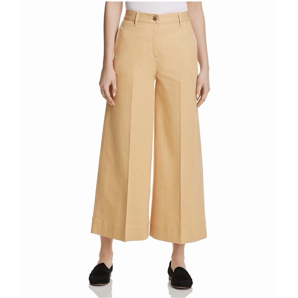 Elizabeth & James Ace Wide Leg Crop Pants SZ 26 Casual Trousers Orange Culottes